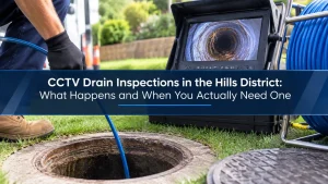 CCTV Drain Inspections in the Hills District - What Happens and When You Actually Need One