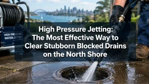 High Pressure Jetting- The Most Effective Way to Clear Stubborn Blocked Drains on the North Shore
